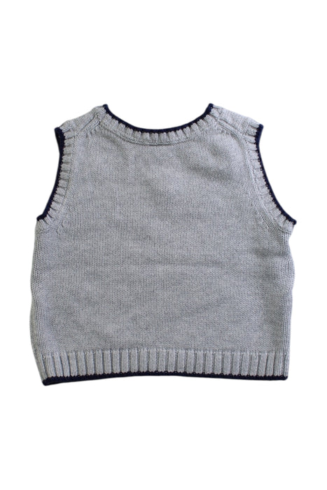 A Grey Sweater Vests from Janie & Jack in size 3-6M for boy. (Back View)