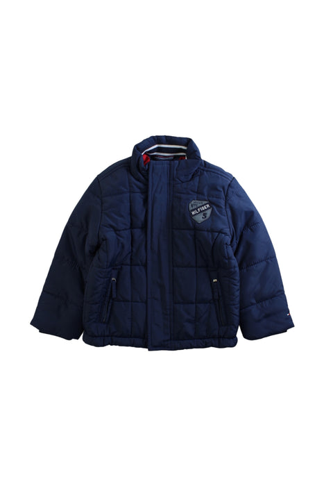 A Navy Puffer/Quilted Coats & Outerwear from Tommy Hilfiger in size 18-24M for boy. (Front View)
