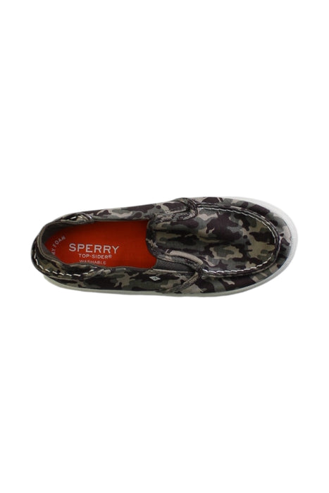 A Multicolour Slip Ons from Sperry in size 7Y for boy. (Front View)
