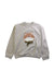 A Beige Crewneck Sweatshirts from Mimi Mono in size 7Y for girl. (Front View)