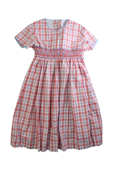 A Red Short Sleeve Dresses from La Coqueta in size 9Y for girl. (Front View)