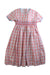A Red Short Sleeve Dresses from La Coqueta in size 9Y for girl. (Front View)
