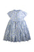 A Blue Short Sleeve Dresses from La Coqueta in size 9Y for girl. (Back View)