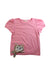 A Pink Short Sleeve Tops from Momonittu in size 10Y for girl. (Front View)