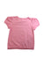 A Pink Short Sleeve Tops from Momonittu in size 10Y for girl. (Back View)