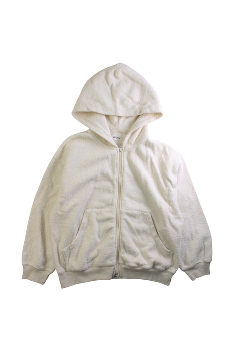 A Ivory Hooded Sweatshirts from American Vintage in size 9Y for girl. (Front View)