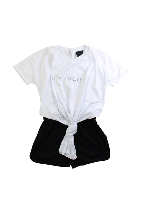A White Shorts Sets from Givenchy in size 8Y for girl. (Front View)