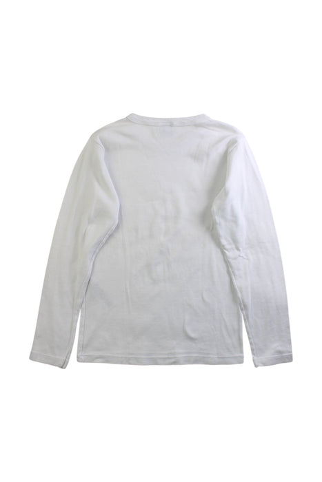 A White Long Sleeve T Shirts from Petit Bateau in size 12Y for neutral. (Back View)