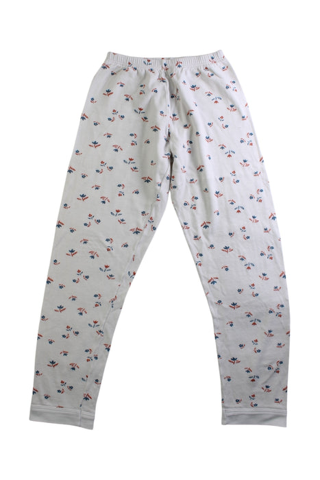 A White Leggings from Petit Bateau in size 10Y for girl. (Front View)