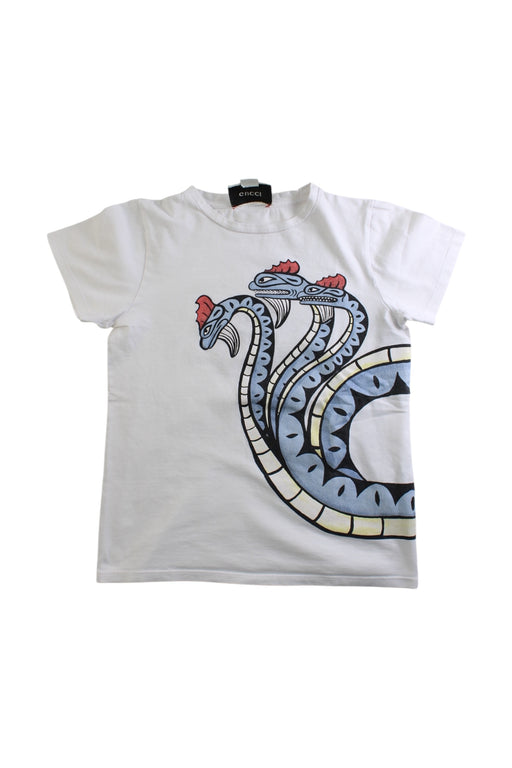 A White Short Sleeve T Shirts from Gucci in size 8Y for neutral. (Front View)