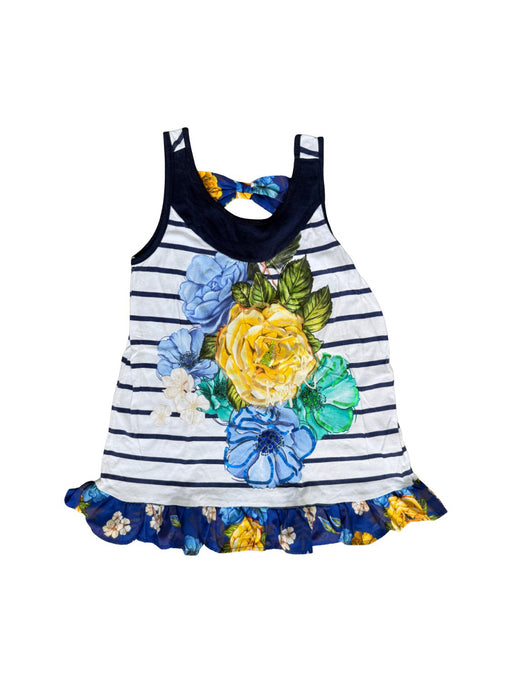 A Blue Sleeveless Shirts from Desigual in size 9Y for girl. (Front View)