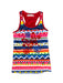 A Red Sleeveless Shirts from Desigual in size 9Y for girl. (Front View)