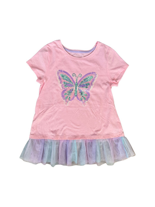 A Pink Short Sleeve Tops from Cynthia Rowley in size 10Y for girl. (Front View)
