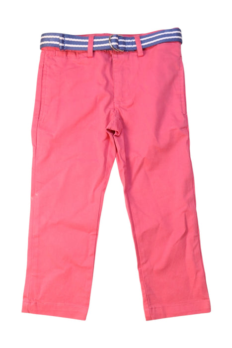 A Pink Casual Pants from Polo Ralph Lauren in size 2T for girl. (Front View)