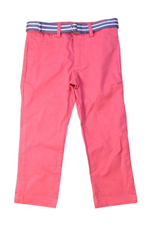 A Pink Casual Pants from Polo Ralph Lauren in size 2T for girl. (Front View)