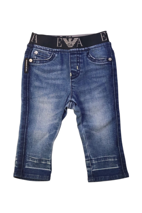 A Blue Jeans from Emporio Armani in size 3-6M for boy. (Front View)