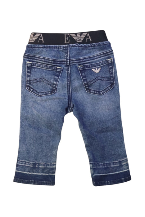 A Blue Jeans from Emporio Armani in size 3-6M for boy. (Back View)