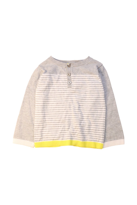 A Grey Long Sleeve Tops from Jacadi in size 3T for boy. (Front View)