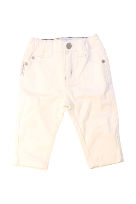 A White Casual Pants from Emporio Armani in size 3-6M for boy. (Front View)