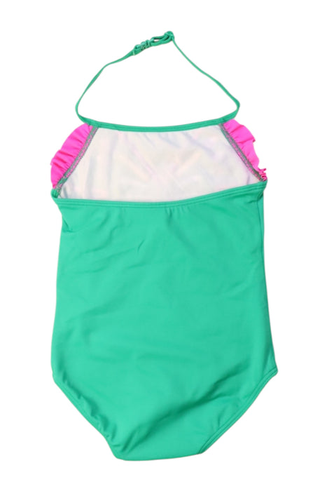 A Green Swimsuits from Boden in size 4T for girl. (Back View)