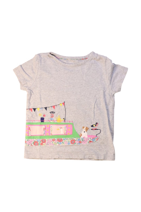 A Grey Short Sleeve T Shirts from Boden in size 3T for girl. (Front View)