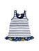 A Blue Sleeveless Shirts from Desigual in size 9Y for girl. (Back View)