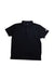 A Black Short Sleeve Polos from Under Armour in size 10Y for boy. (Front View)