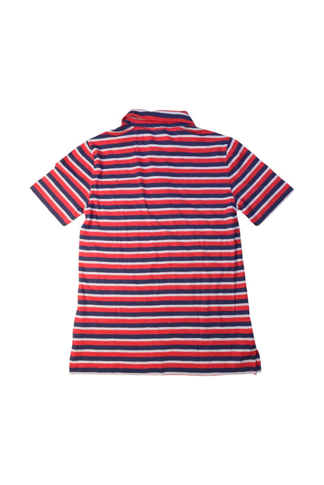 A Red Short Sleeve Polos from Polo Ralph Lauren in size 8Y for boy. (Back View)