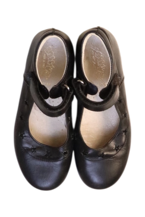 A Black Flats from Rossano in size 5T for neutral. (Back View)