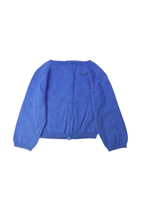 A Blue Cardigans from Jacadi in size 3T for neutral. (Back View)