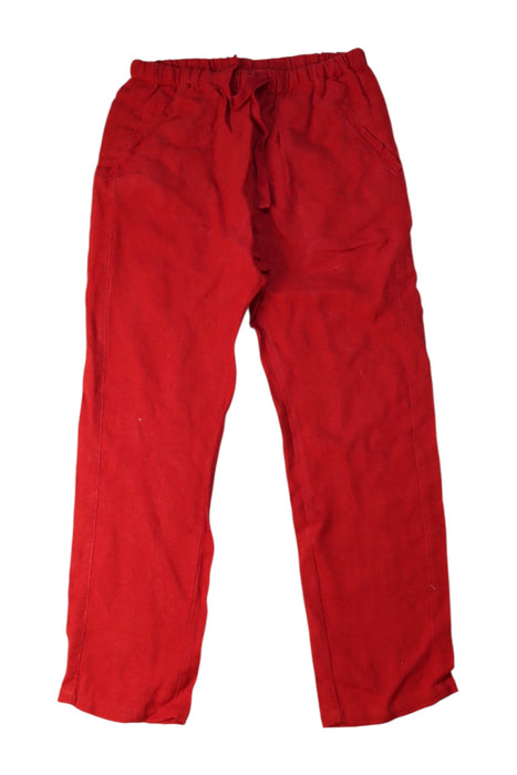 A Red Casual Pants from Caramel Baby & Child in size 6T for girl. (Front View)