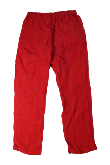 A Red Casual Pants from Caramel Baby & Child in size 6T for girl. (Back View)