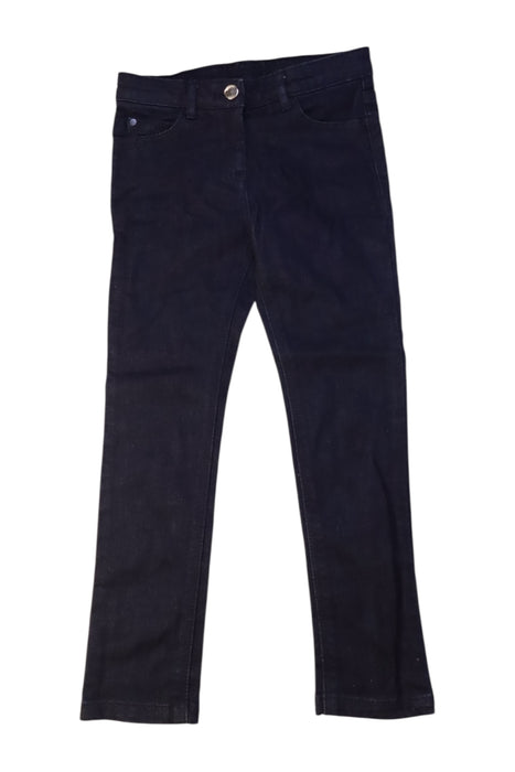 A Black Jeans from Jacadi in size 5T for girl. (Front View)