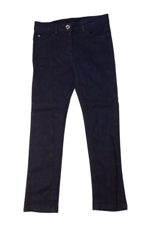 A Black Jeans from Jacadi in size 5T for girl. (Front View)
