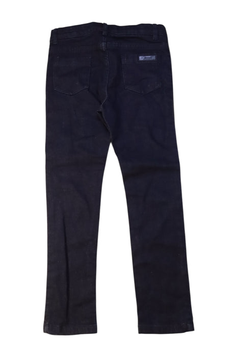 A Black Jeans from Jacadi in size 5T for girl. (Back View)
