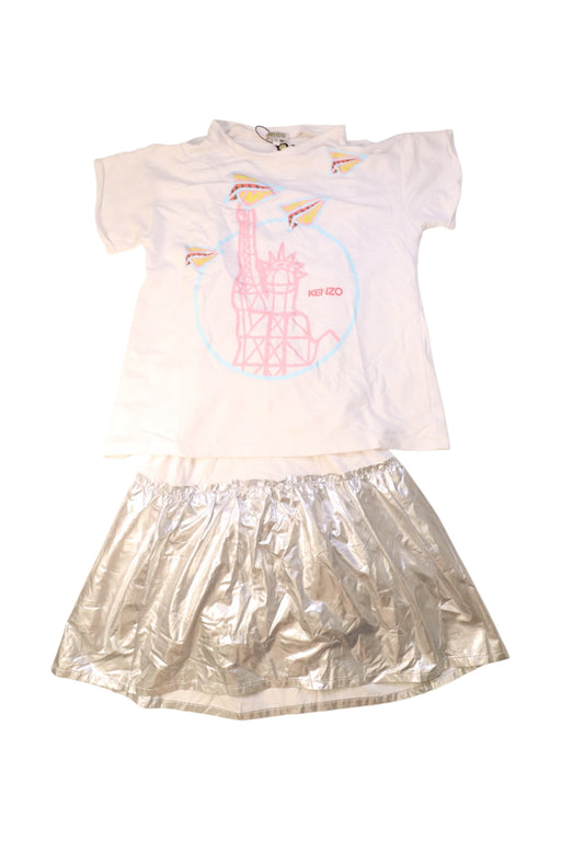 A White Skirt Sets from Kenzo in size 14Y for girl. (Front View)