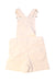 A White Overall Shorts from Joules in size 6T for girl. (Back View)