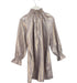 A Gold Long Sleeve Dresses from Bonpoint in size 6T for girl. (Back View)