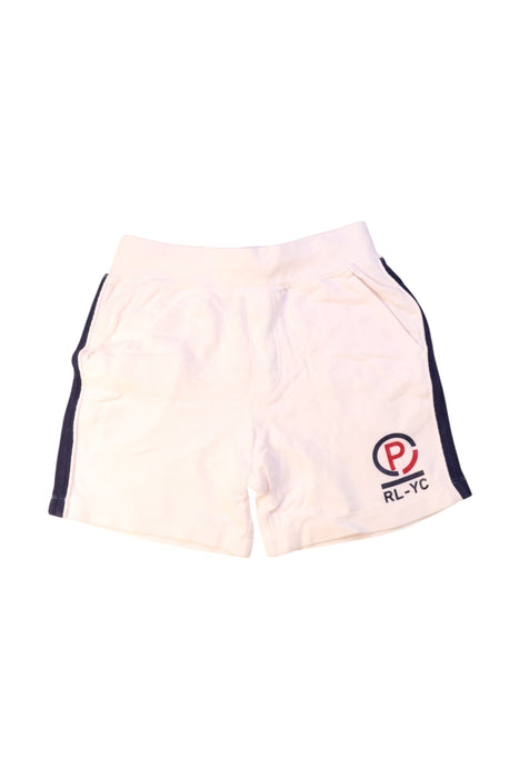 A White Shorts from Polo Ralph Lauren in size 6T for girl. (Front View)