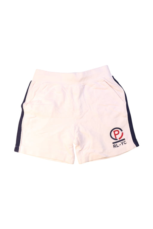 A White Shorts from Polo Ralph Lauren in size 6T for girl. (Front View)
