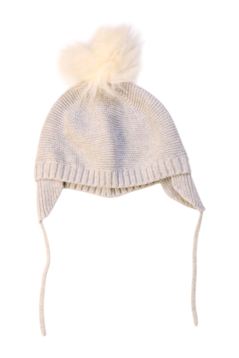 A Grey Winter Hats from Newbie in size 3T for girl. (Front View)