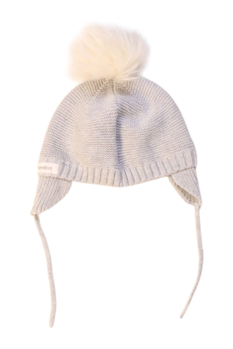A Grey Winter Hats from Newbie in size 3T for girl. (Back View)