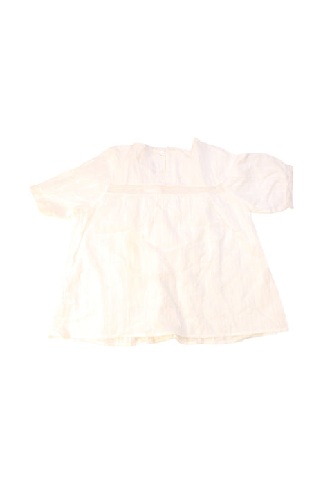A White Short Sleeve Tops from Bonpoint in size 6T for girl. (Back View)