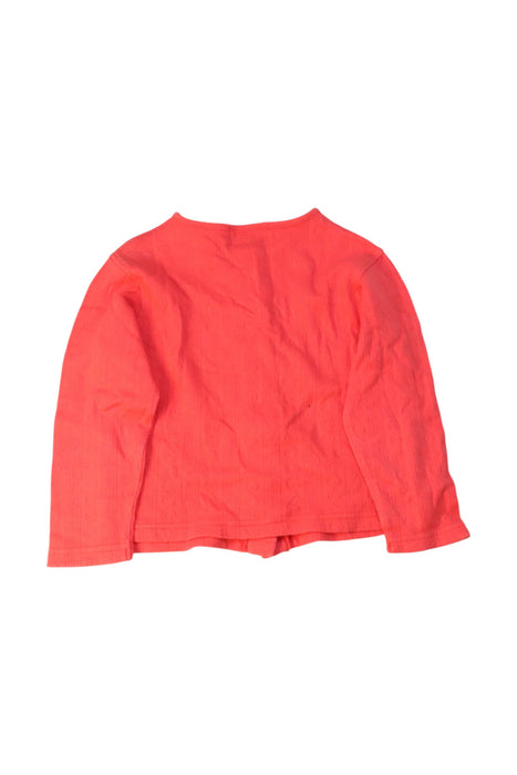 A Red Long Sleeve Tops from La Compagnie des Petits in size 3T for girl. (Back View)