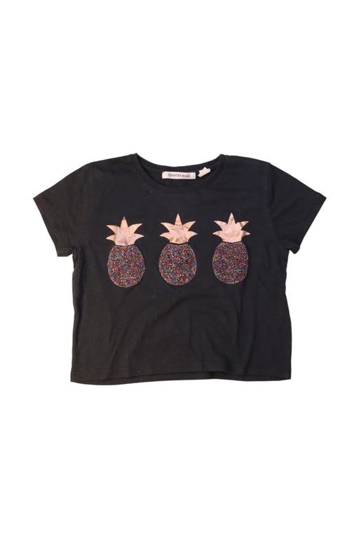 A Black Short Sleeve T Shirts from Country Road in size 5T for girl. (Front View)