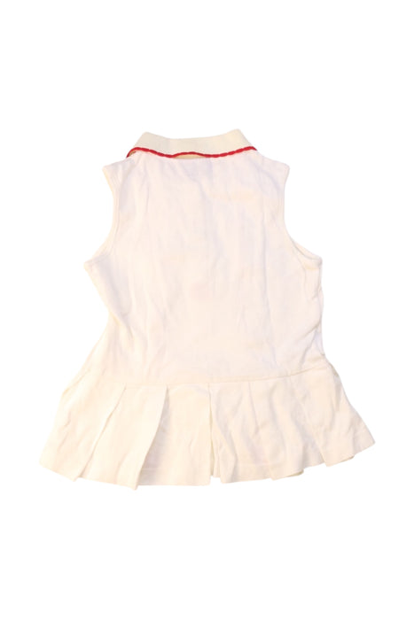 A White Sleeveless Polos from Nicholas & Bears in size 8Y for girl. (Back View)