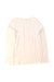 A White Long Sleeve Tops from Petit Bateau in size 6T for girl. (Back View)