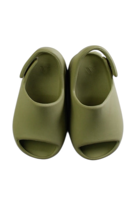 A Green Sandals from Adidas in size 3T for neutral. (Back View)