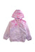 A Pink Lightweight Jackets from Adidas in size 6T for girl. (Front View)