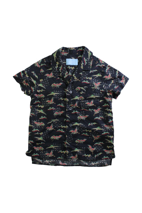 A Black Short Sleeve Shirts from Lanvin Petite in size 2T for boy. (Front View)